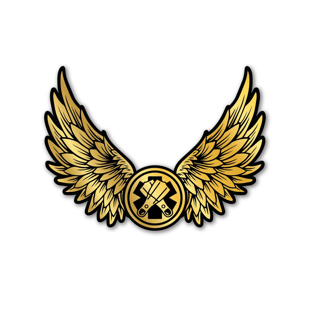 Gold Rescue Swimmer Wings Sticker - Etsy