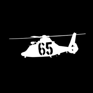Décalcomanie de transfert pour hélicoptère MH-65