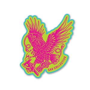 Adesivo con logo SAR Collective Eagle (retrò)