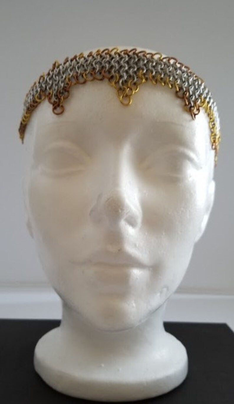 Chainmail CircletNecklace goldsilver