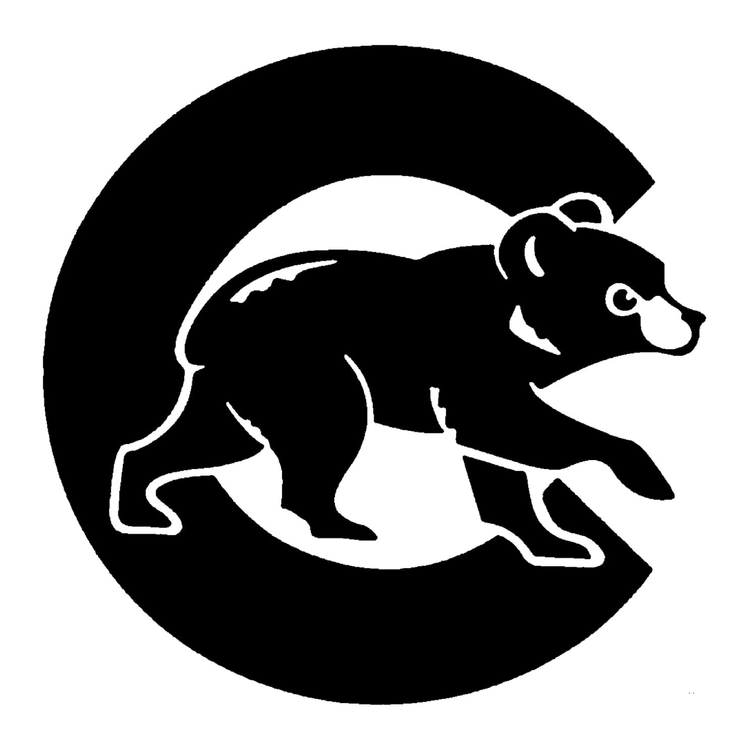 Chicago Cubs Decal Free Shipping Etsy