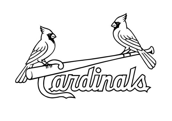 St. Louis Cardinals Logo Decal Free Shipping - Etsy