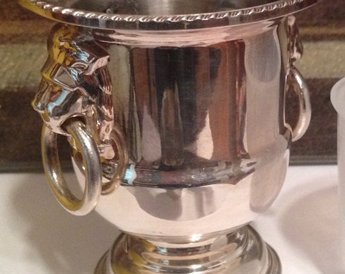 Viners of Sheffield Miniature Wine Cooler Lions Head Etsy