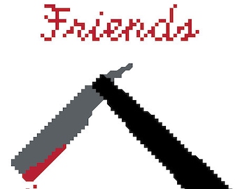 Sweeney's Friend - Sweeney Todd Inspired Cross Stitch Pattern