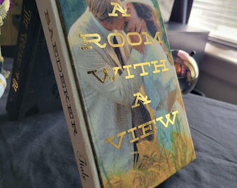 A Room with a View E M Forster Rebound into Handcrafted Hardcover Reborn Book - Special Edition - Made to Order
