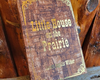 Little House on the Prairie OOAK Reborn Book, Rebound, Recovered, Recycled