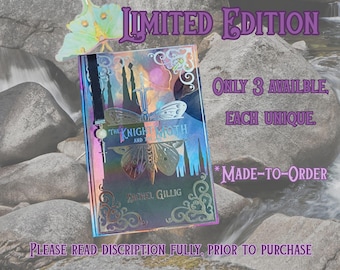 The Knight and the Moth Rachel Gillig Book Rebound into Handcrafted Hardcover Book - Limited Edition - Made to Order