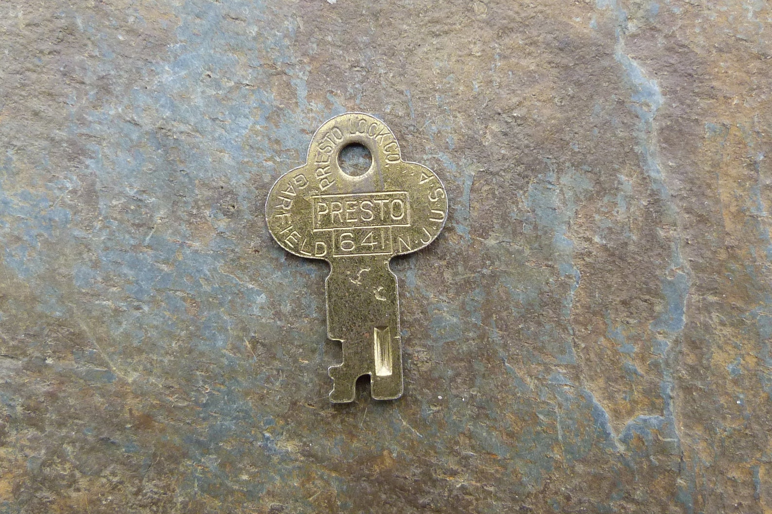 Vinntage Presto Lock Corp. 641 Trunk Key Presto 641 Trunk Key Etsy