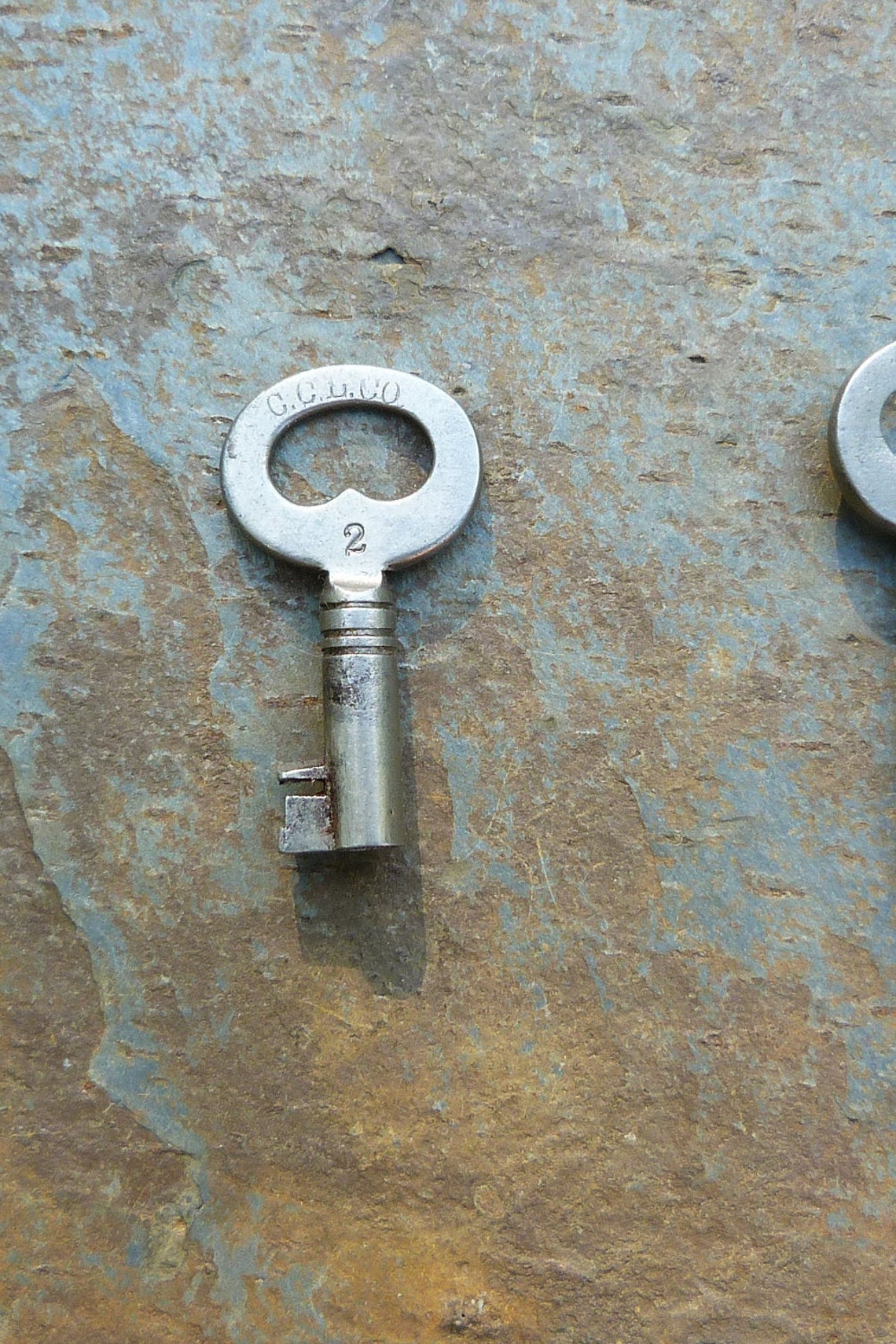 Original Antique Trunk Key Corbin Lock Company No 2 2 Etsy