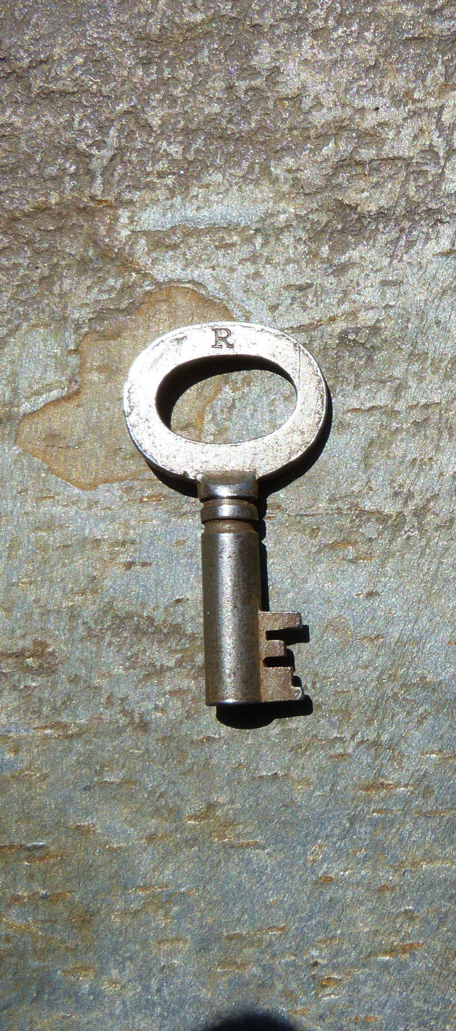 Antique Eagle Lock Co Steamer Trunk Key Letter R Antique Etsy