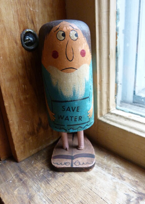 Vintage Novelty Water Conservation Etsy