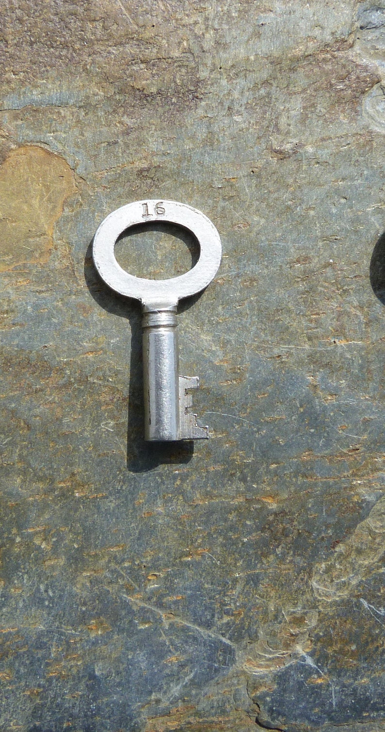 Antique Steamer Trunk Key Eagle Lock Company No. 16 Etsy