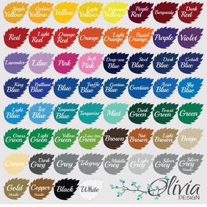 Pode incluir: Um gr&aacute;fico de nomes de cores com ilustra&ccedil;&otilde;es em forma de folha. As cores incluem amarelo simples, amarelo dourado, amarelo claro, amarelo primavera, vermelho p&uacute;rpura, vermelho bord&ocirc;, vermelho escuro, vermelho, vermelho claro, vermelho alaranjado, laranja, laranja claro, laranja pastel, roxo, violeta, lavanda, lil&aacute;s, rosa, rosa suave, azul marinho, azul a&ccedil;o, azul escuro, azul cobalto, azul rei, azul brilhante, azul, azul tr&aacute;fego, azul genciana, azul genciana, azul celeste, azul c&eacute;u, azul claro, azul gelo, azul turquesa, azul turquesa, verde menta, verde escuro, verde floresta, verde, verde grama, verde claro, verde amarelo, verde lim&atilde;o, marrom, marrom castanho, marrom claro, bege, creme, cinza escuro, cinza, cinza tele, cinza m&eacute;dio, cinza claro, cinza prata, cinza prata met&aacute;lico, dourado met&aacute;lico, cobre met&aacute;lico, preto, branco.