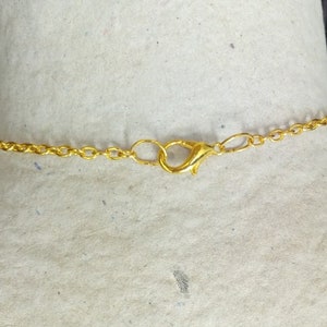 Perfekt present, halsband med hjärthänge i kristall och strass, guldkedja med karbinlås bild 10