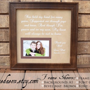 Parent Wedding Gift  - Wedding Gift for parents - Bride parent gift - Groom Parent Gift - Parent Wedding Frame - Mom Dad Wedding Gift, 15x15