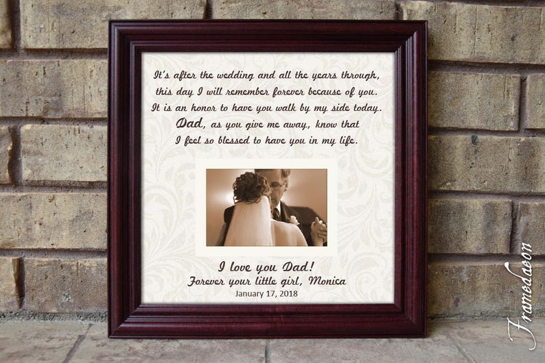 Today A Bride Tomorrow Wife Forever Your Daughter Father Of The Gift Mother Pas