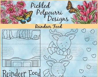 Reindeer Food Digital Stamp Download