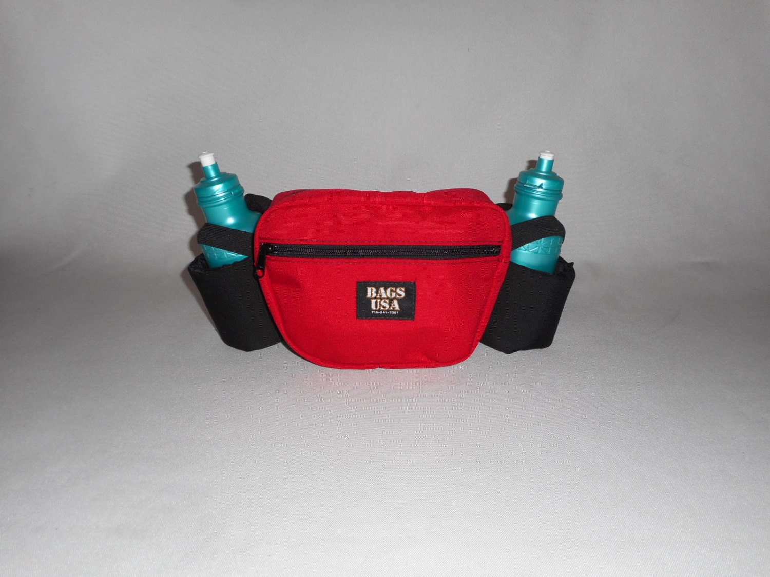 Fanny pack with two water bottle holders 22 oz bottles fits Etsy