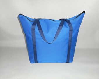 Tote bag large size ladies tote most durable fabric 1000 denier Cordura Made in USA.