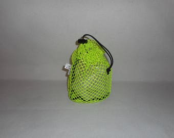 Drawstring mesh stuff sack , great for camping gadgets Made in USA.