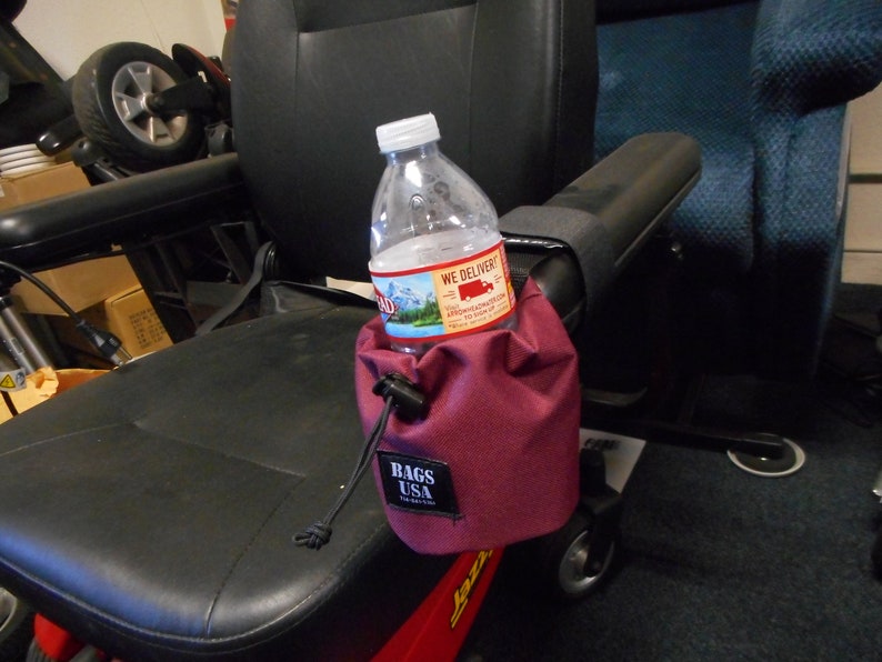 Cup Holder Front Mount for Electric Wheelchair or Mobility Etsy