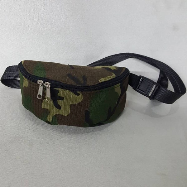 Fanny Pack single Compartment,tough Cordura, double  zipper Made in USA.