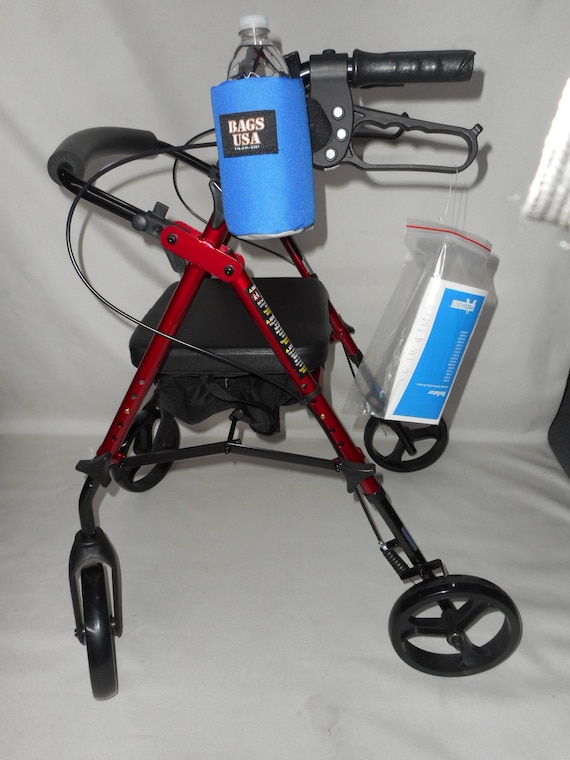 Beverage Holder for Rollator Walker Fully Insulated Holds Etsy