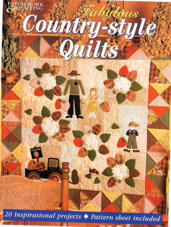 Items similar to Quilt Book, Fabulous Country Style Quilts on Etsy