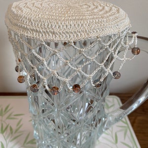 Vintage Inspired Jug Cover, Colour Ivory