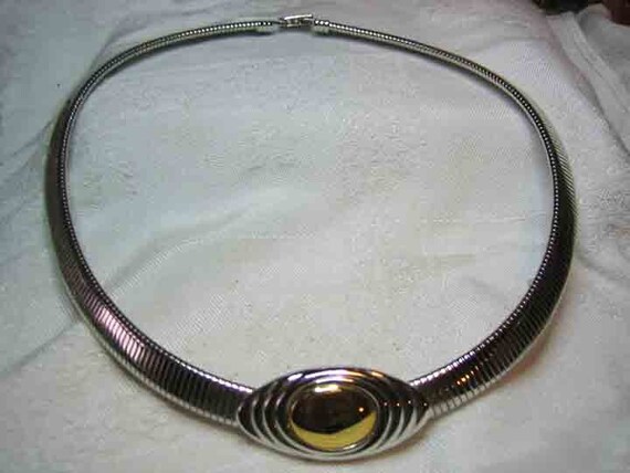 Gas Pipe Choker KJL Omega Silver \u0026 Gold 