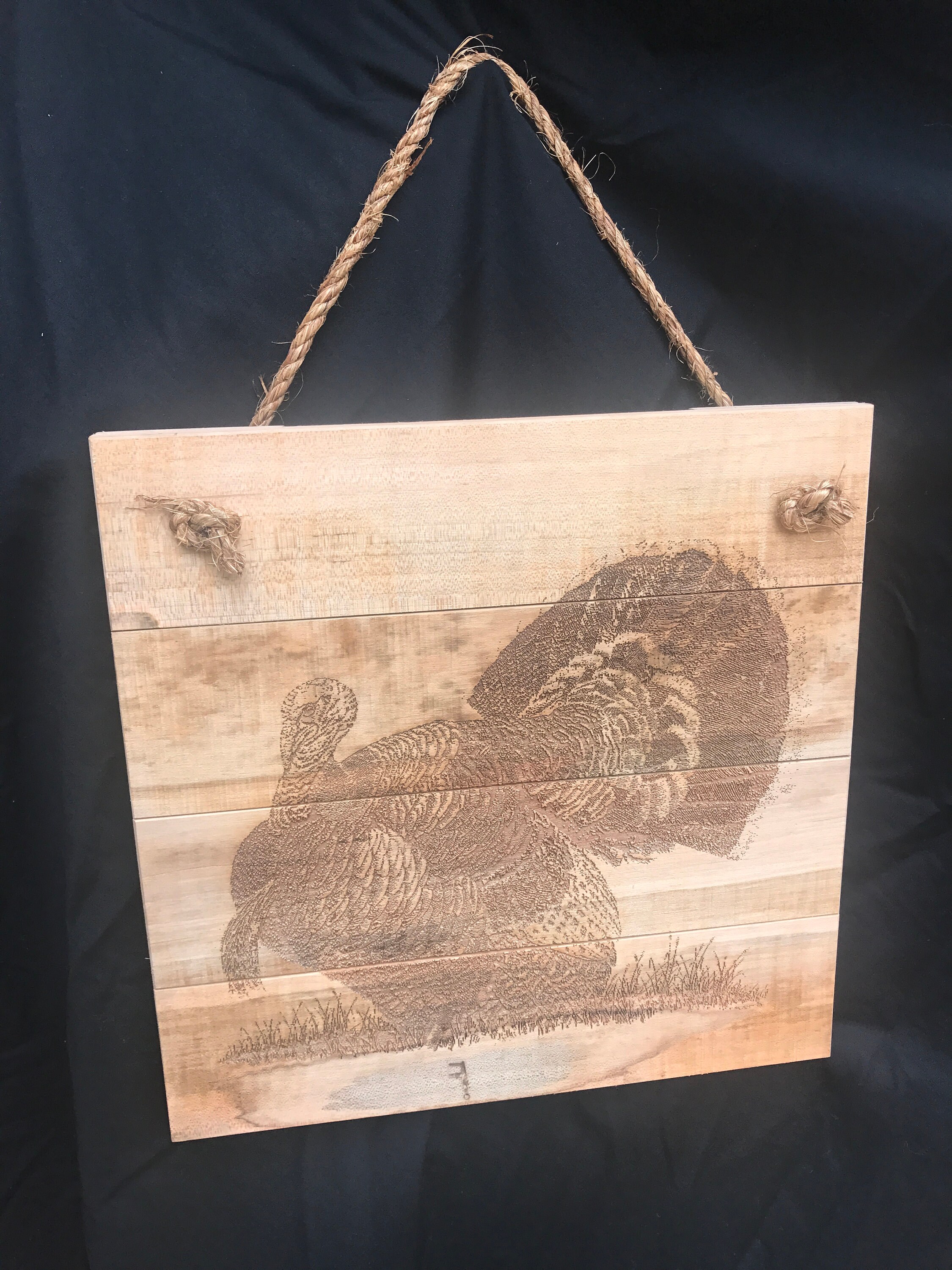 Laser Engraved Turkey Picture Etsy