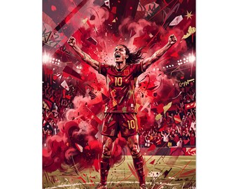 Champion's Moment 2 Soccer Acrylic Print