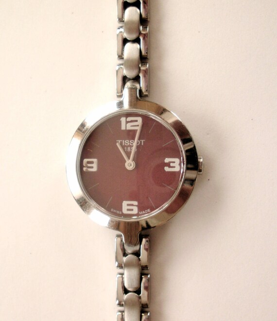 tissot 1853 sapphire crystal watch ladies