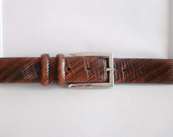 Bill Lavin Leather Belt, Soft Collection Leather … - image 2