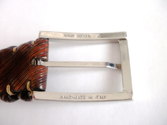 Bill Lavin Leather Belt, Soft Collection Leather … - image 7