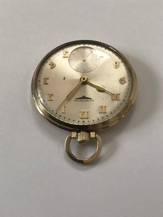 Longines Pocket Watch, 17 Jewels Gold 