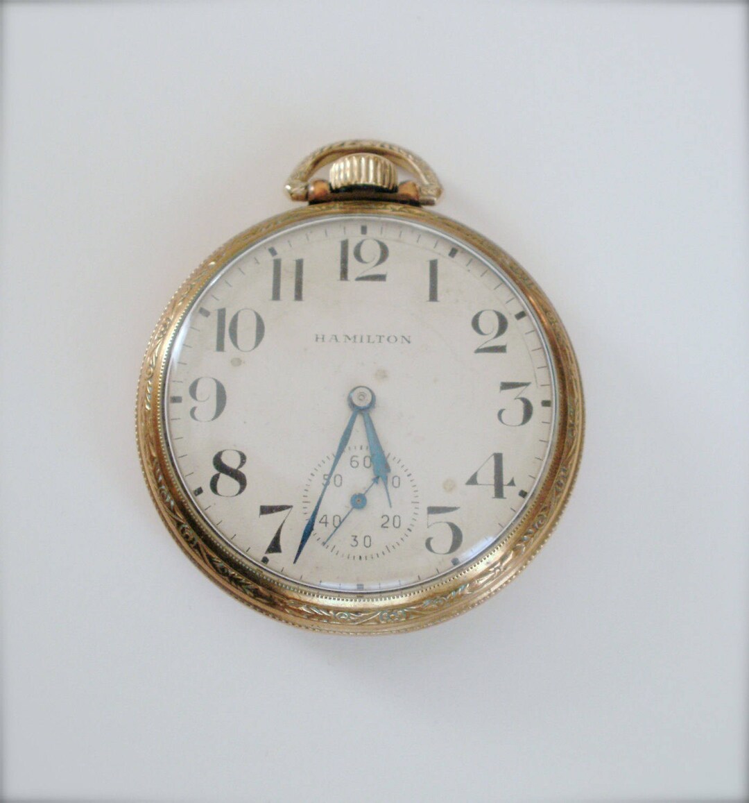 Hamilton Pocket Watch 21 Jewels Railroad Hamilton Pocket Etsy