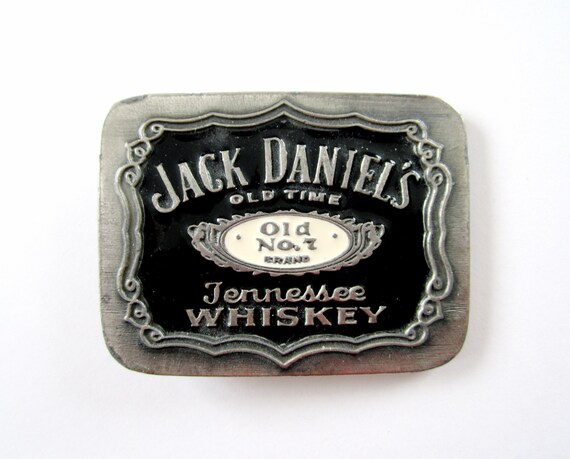 Jack Daniels Belt Buckle, Vintage Jack Daniels Te… - image 3