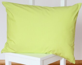 Pillow Cover Lime Green Uni 50 x 70 cm