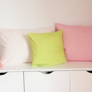 Pillowcase lime green 40 x 40 cm image 2