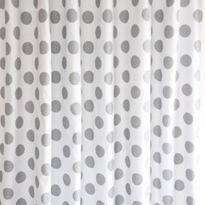 2 Curtains light grey/grey 135 x 250 cm image 2