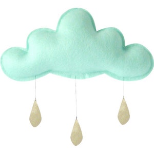 Mobile cloud large mint/gold image 1