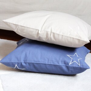 Pillow Cover Embroidered stars 50 x 50 cm image 1