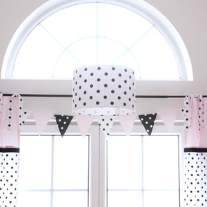 Lampshade Dots Black/white approx. 23 x 35 image 2