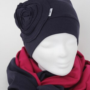 Beanie dark blue girl 5-10 years image 2