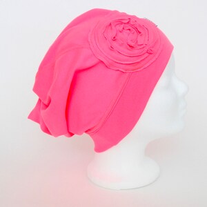 Beanie neon pink ladies image 1