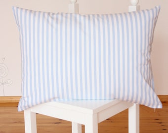 Pillow cover Strip Blue/white 50 x 70 cm