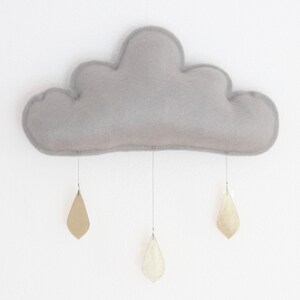 Mobile cloud large grey/gold image 1