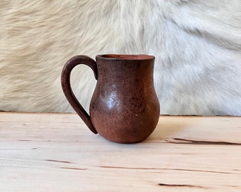 Smoke and Ochre Wild Clay Mug // Pit Fire Pottery