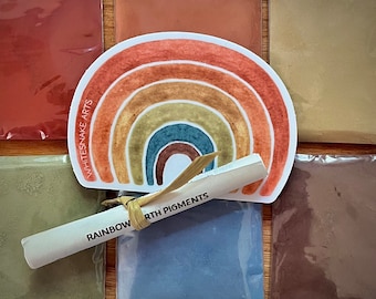 Rainbow Earth Pigments (all hand gathered)  //Sample Pack & Paintmaker’s Pack